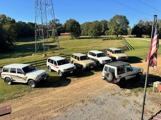 Cottonland Cruisers members gathering for a monthly club meeting and community event.